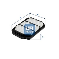 UFI Luftfilter 30.676.00 Filtereinsatz FüR J200 Lacetti Chevrolet Nubira