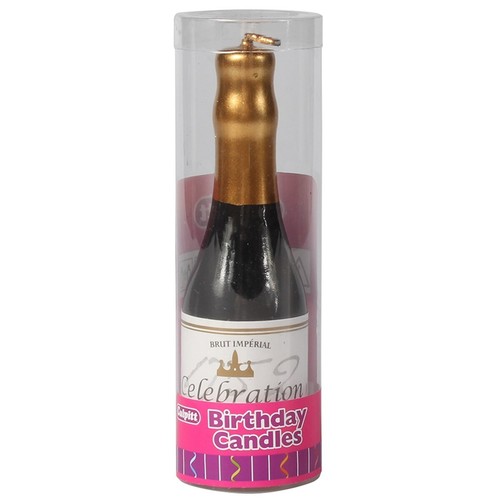 Champagne/Prosecco Bottle Candle For All Celebration Cakes - Picture 5 of 8