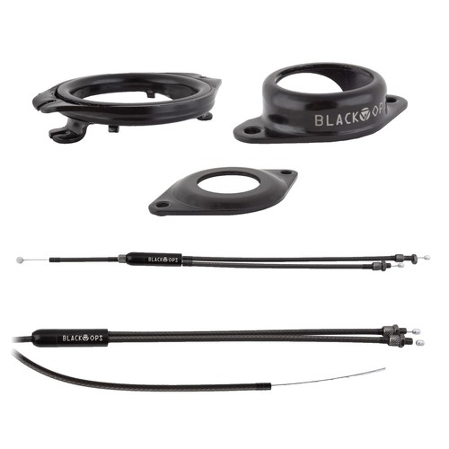 Premium BMX Bike Gyro Brake Cables Front + Rear As shown in the figure, Red
