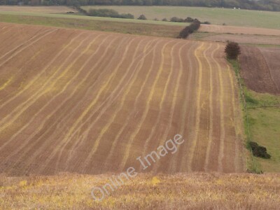 Foto 12x8 Muster im Stoppelfeld Westmeston Ernte einer Ernte folgte c2008