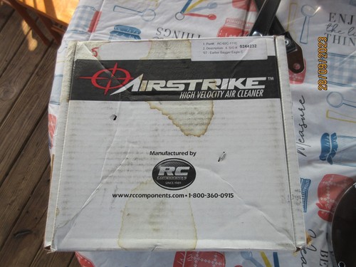 RC COMPONENTS Chrome Airstrike High Velocity Chrome Air Cleaner PN# AC-02C-111C - Picture 9 of 9