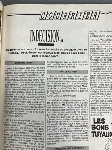 Micro News n°36 Juin 1990 Magazine Jeux vidéo Console Ordinateur (C-208) - Foto 9 di 12