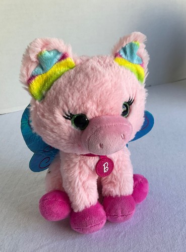 2020 Mattel Barbie Haustiere Schmetterling Schwein 8 Zoll Plüschtier Stofftier, nur spielen - Bild 6 von 8