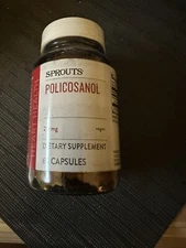 2- New Sprouts Policosanol 20 mg 60 Capsules FREE SHIPPING