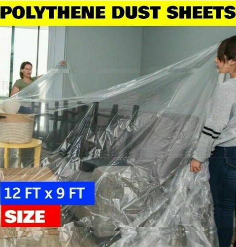 HEAVY DUTY 12FT X 9FT 100% COTTON TWILL PROFESSIONAL DECORATING LARGE DUST SHEET - Picture 5 of 5