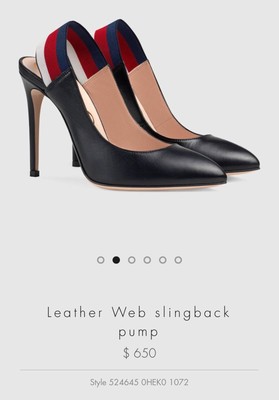 gucci slingback pumps