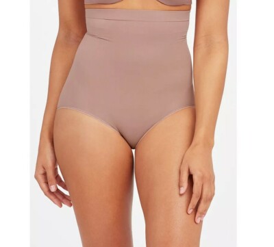 Spanx Higher Power Shaper Panties Style 2746 Cafe Au Lait  Size M