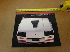 1983 Chevrolet Camaro Z28 Sales Brochure 16pg Original Car Literature