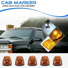 5x For 1988-2002 Chevygmc Pickup Trucks Roof Top Cab Lights Amber Marker Lights