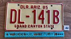 *License Plate, Arizona, Dealer, 1985, Grand Canyon State, DL - 141B
