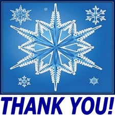 30 Custom Winter Thank You Personalized Address Labels