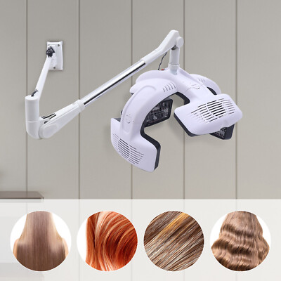 Pro Wall Mounted Infrared Stand Hair Dryer Color Processor Salon 1250W 110V