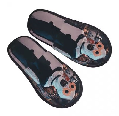 Custom Print Terrifier House Slippers Cozy Warm Horror Movie Halloween Clown s-l400.jpg main image 3