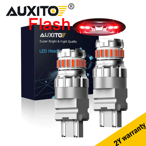 Para Ford F-150/Ram 1500 3157 Rojo LED Estroboscópico Flash Trasero Freno Parada Bombillas Estacionamiento - Imagen 1 de 12