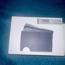 ridge wallet carbon with cash strap Coin Tray New