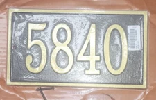 Outdoor Address Plaque 6 x 11