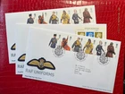 GB 2008 RAF Uniforms First Day Covers x 3, Mint Condition.......Free UK P&P