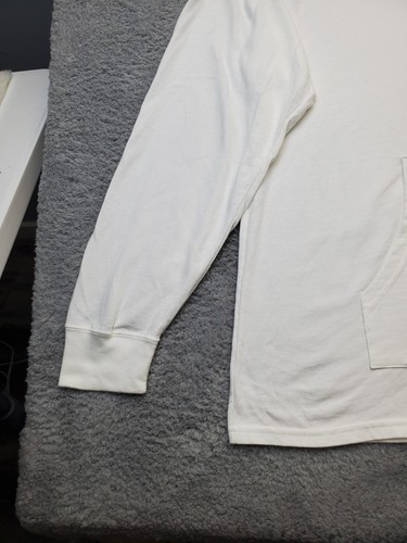 Champion Hoodie Men's XL White Cotton Athleticwear Long Sleeve Drawstring Logo - 第 6/13 張圖片