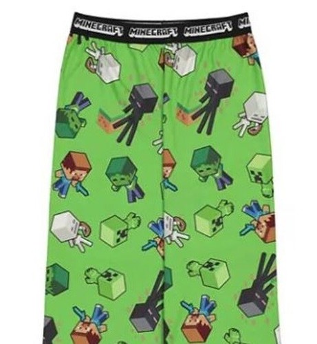 Minecraft Mob Pajama Pants - Size 10/12 - Picture 2 of 3