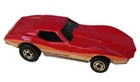 1980 Vintage Hot Wheels Red M.F. Corvette Stingray Gold Wheels Car ~ Hong Kong