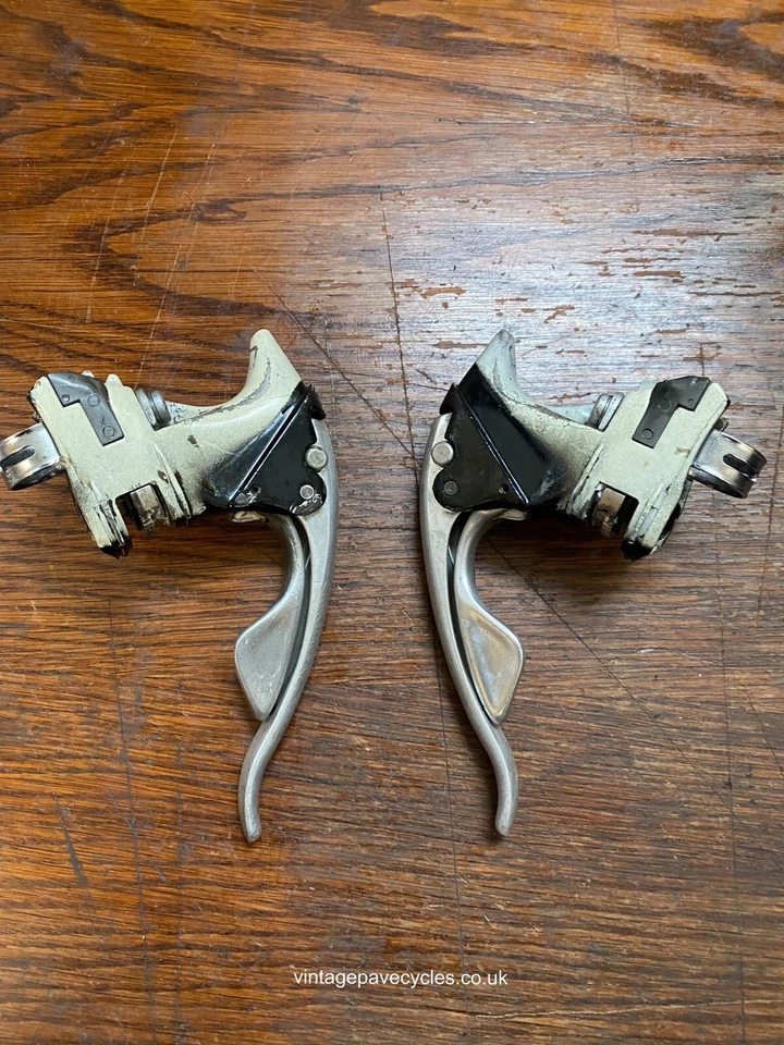 Vintage Campagnolo Chorus 8 Speed Alloy Body Ergo Levers ReBUIT New Hoods #ERG06 - Image 3 of 4