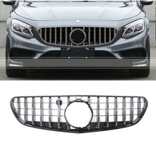f&uuml;r Mercedes GT Grill S Cabrio W217 C217 A217 GLANZ CHROM Frontgrill 15-17