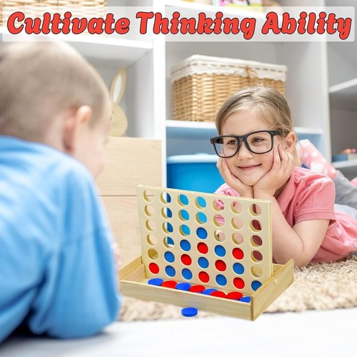 Wooden Jumbo Games Connect 4 Large Outdoor Games Yard Big Huge Lawn Foldable - Picture 8 of 8
