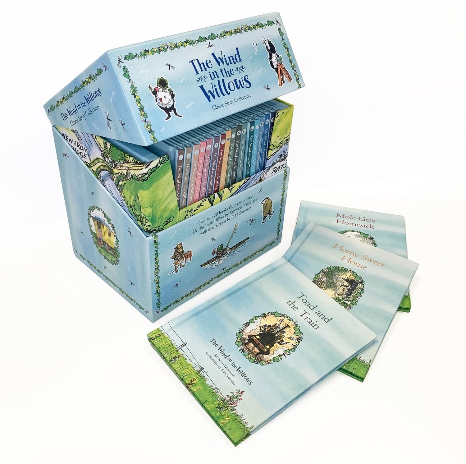 Kenneth Grahame The Wind In the Willows Classic Story 20 Books Collection Set