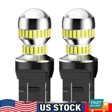 2x LED Backup Reverse Light Bulbs Back Up Super Bright White 7440 7443 7444 W21W