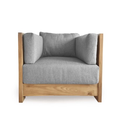 Loungesessel Zola  studio-THP  A Teak 85x85x70cm Premium Vipcotex Auflagen