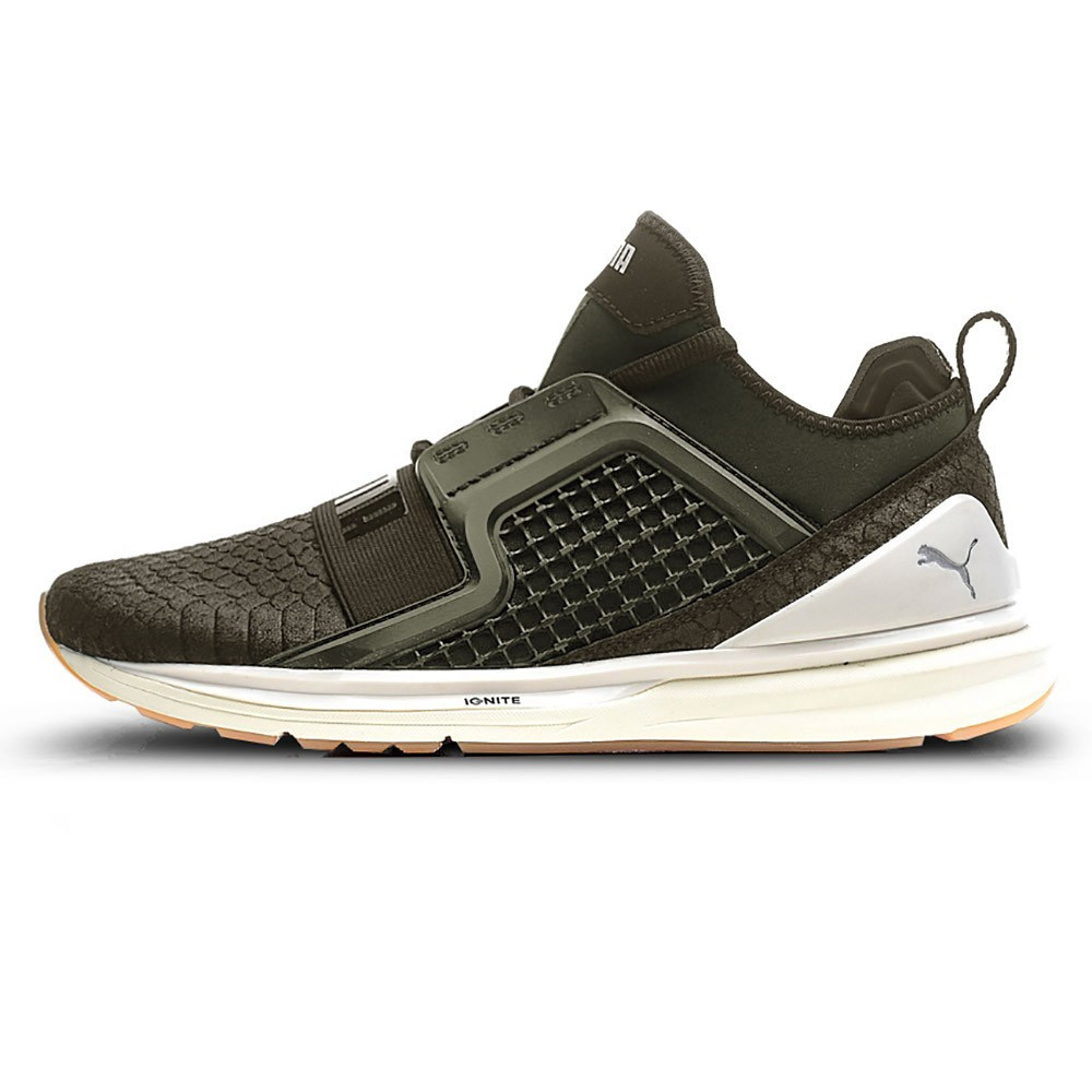 puma ignite olive green