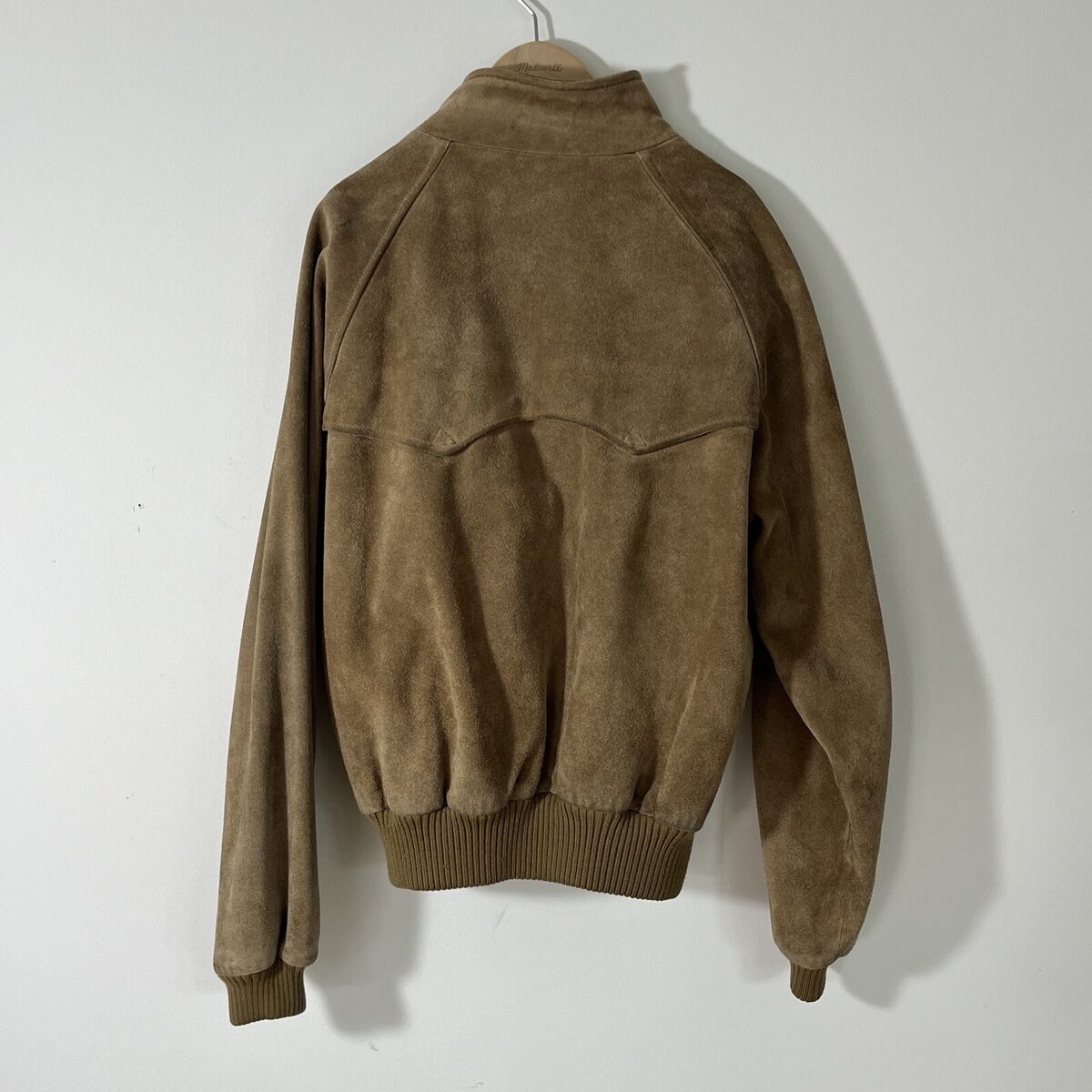 Men's VTG 70s Polo Ralph Lauren Suede Leather Plaid Lined Men's VTG 70s Polo Ralph Lauren Suede Leather Plaid Lined