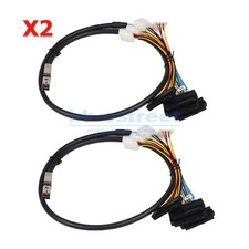 2 External Mini SAS HD SFF-8644 to 4 x 29-Pin SAS SFF-8482 Cable 1-Meter 3.3FT