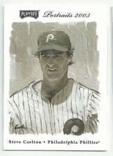 2003 Playoff Portraits Steve Carlton Phillies #119