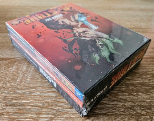 DR STONE Season 1 Part 2 - DVD/BLU-RAY + Art Book Limited Edition - NEW SEALED - Picture 4 of 7