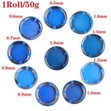 1 rouleau de fil d'arche orthodontique dentaire en acier inoxydable 0,5-1,8 mm rond taille 10