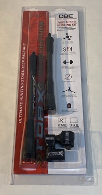 @NEW@ 2024 CBE Torx Micro Hunting 8'' & 10'' Stabilizer Kit & Side Bar Mount