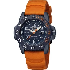 Luminox Men's Watch Navy Seal Foundation Orange Rubber Strap XS.3253.CBNSF.SET