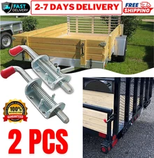 6" Steel Latch Pin Door Lock Spring Loaded for Trailer Tail Gate Truck Shed Door