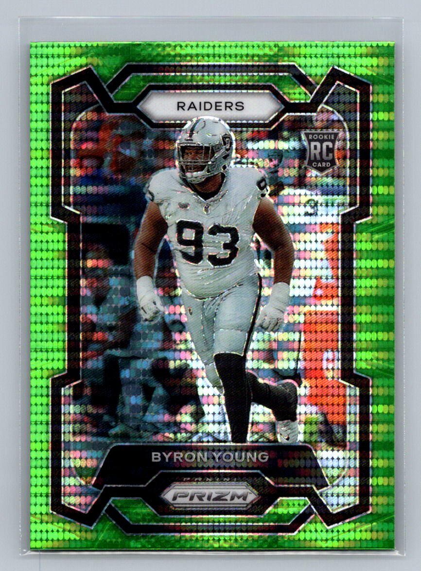 2023 Panini Prizm Green #355 Byron Young