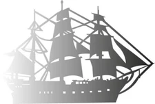 1 Boat Wall Art Wall Art - DXF SVG DWG PDF CNC Plasma Laser Wood Router