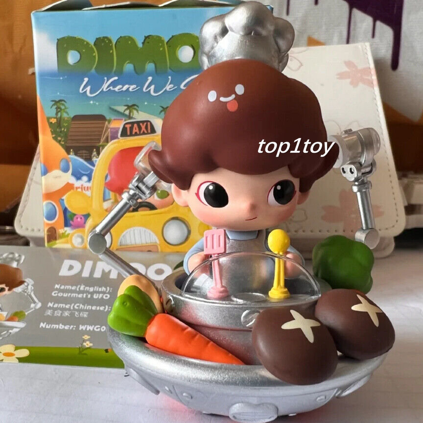 その他 POP MART DIMOO WORLD SECRET POP MART x DIMOO WORLD Where We Go Computers UFO Secret Mini