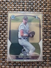 2023 BOWMAN DRAFT CHROME SEAN SULLIVAN  COLORADO ROCKIES #BDC-88 1st Bowman 