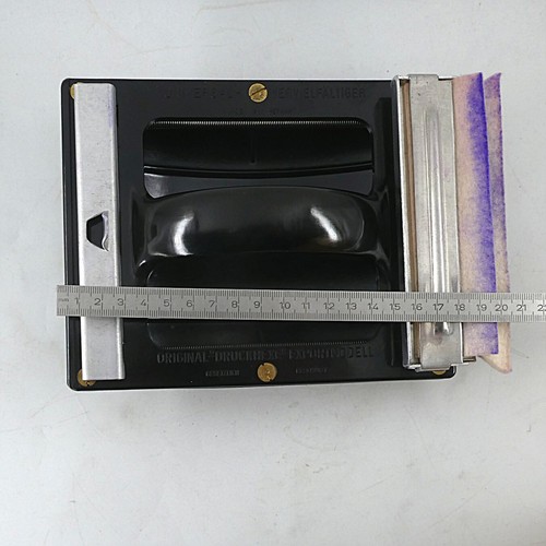 Vintage Bakelit Druckhexe Universal Vervielfältiger Germany mit Holzbox und Z. - Afbeelding 8 van 8