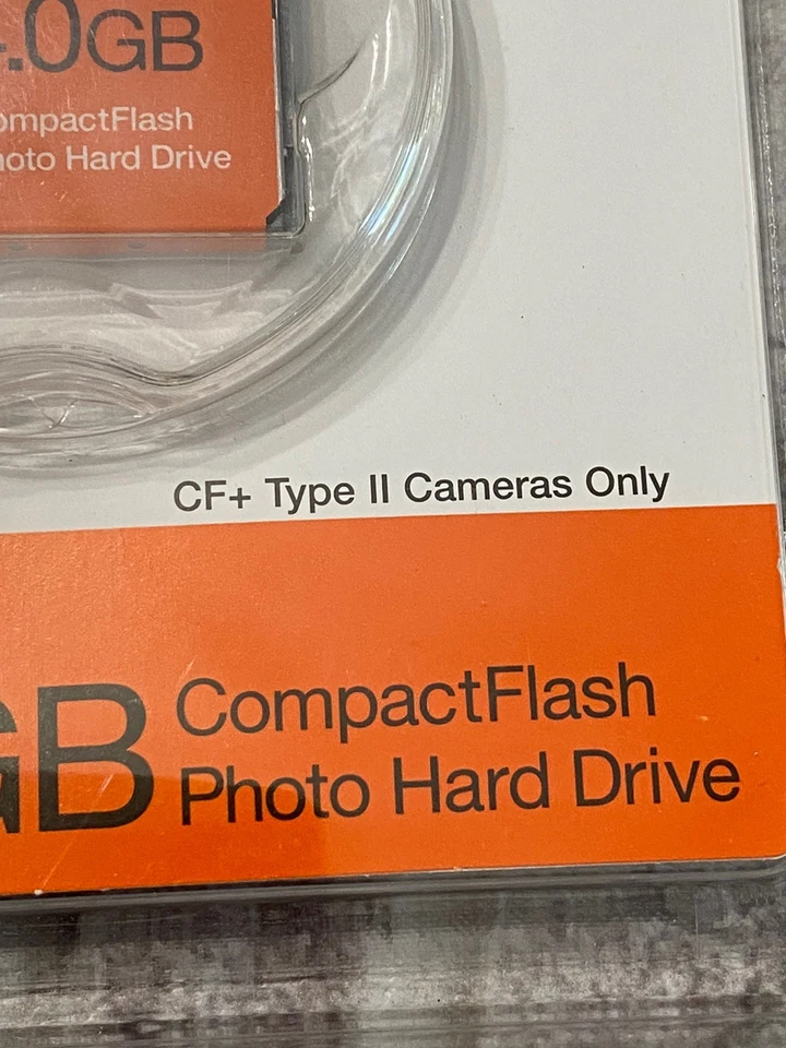 SeagateST64022CF 4 GB CompactFlash Photo MicroDrive (9AN460-560) New In Package - Image 4 of 4