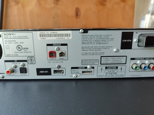 Sony DV-HDX576WF 5-Disc Heimkino Receiver nur getestet funktioniert - Bild 10 von 14