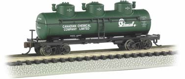 N 3-Dome Tank Car Chemcell
