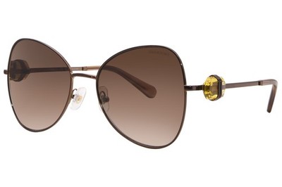 Swarovski SK7002 400213 Sunglasses Women's Metal Brown/Brown Gradient 57mm
