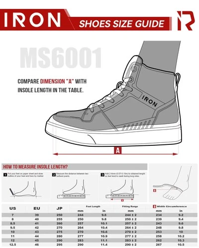 RIDEIRON Motorcycle Shoes for Men, CE Certified, Thickened AntiSlip Sole, Bre... image 9
