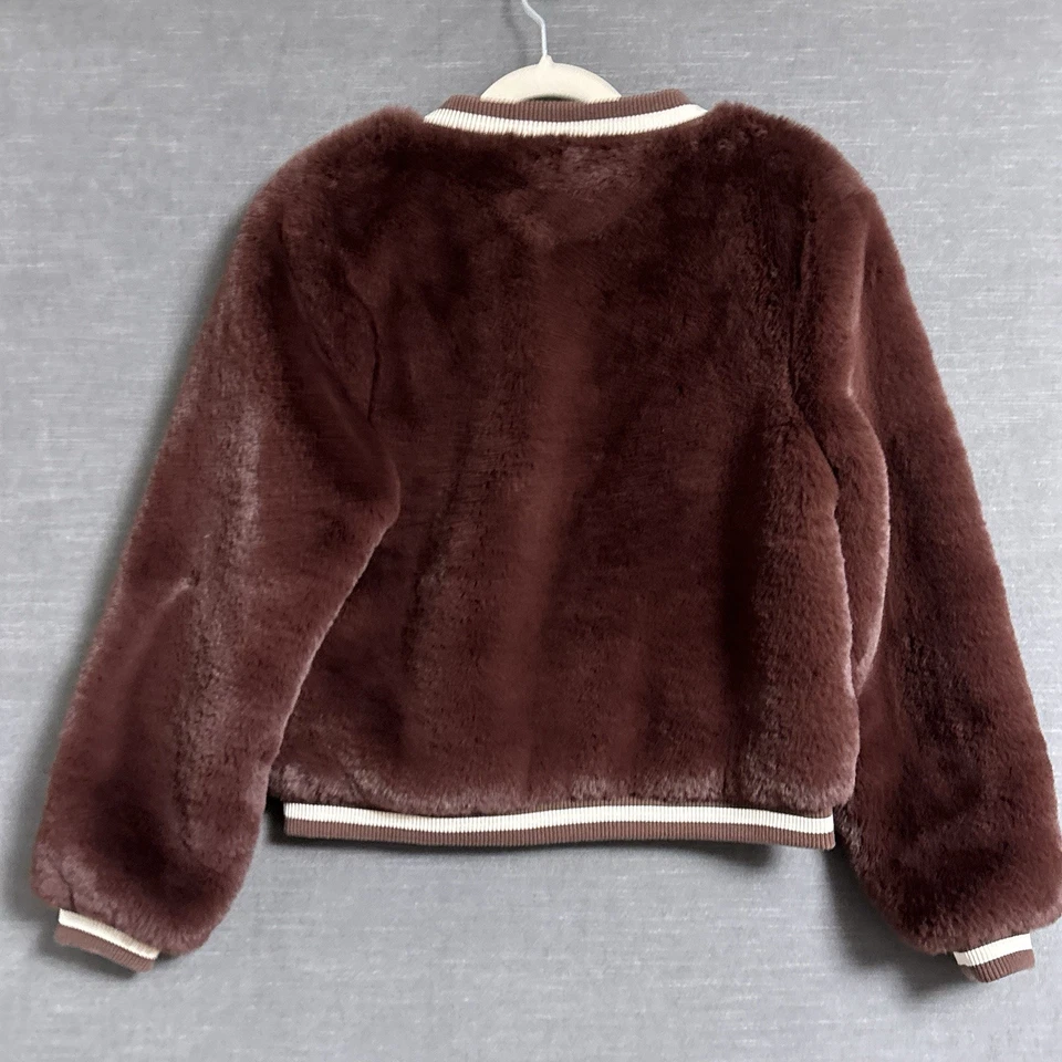 Пуловер Some Days Lovin коричневый пушистый хип-хоп уличный осень зима мягкий 90-е y2k - Изображение 4 из 4